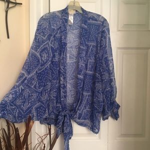 Free people Tie Front Kimono